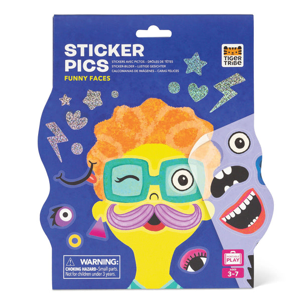 Sticker Pics - Funny Faces NEW - Tiger Tribe