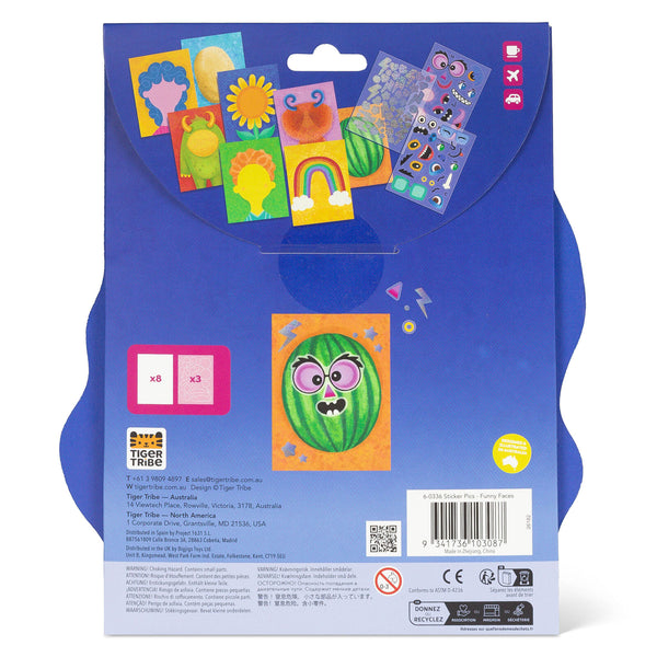 Sticker Pics - Funny Faces NEW - Tiger Tribe