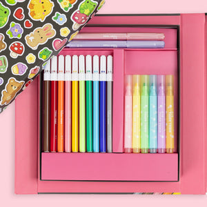 Great Big Colouring Set - Magical Mini Worlds - Tiger Tribe