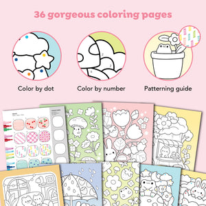 Great Big Colouring Set - Magical Mini Worlds - Tiger Tribe