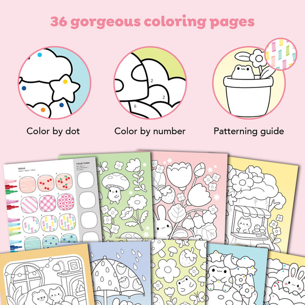 Great Big Colouring Set - Magical Mini Worlds - Tiger Tribe