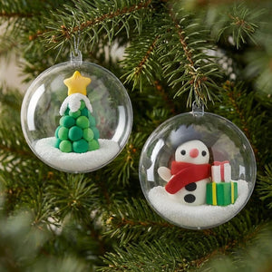 Clay Craft - Ornament Kit - Snowman & Tree - Tiger Tribe