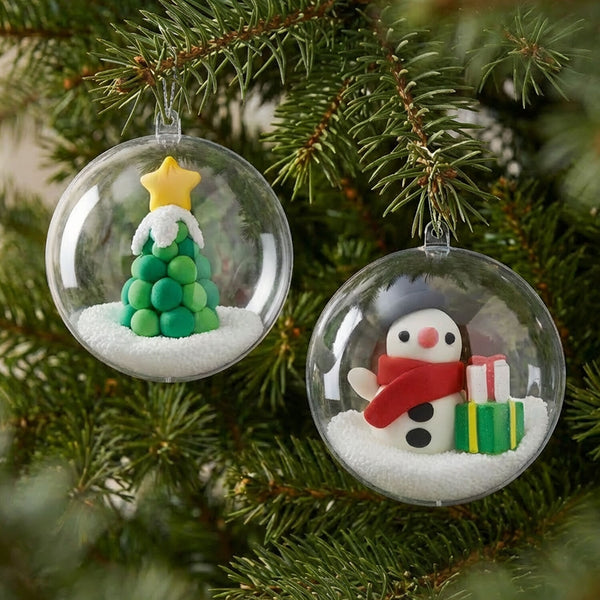Clay Craft - Ornament Kit - Snowman & Tree - Tiger Tribe