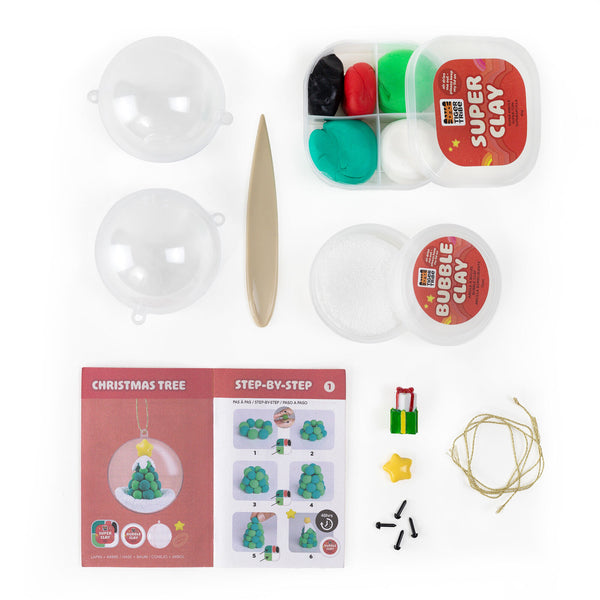 Clay Craft - Ornament Kit - Snowman & Tree - Tiger Tribe