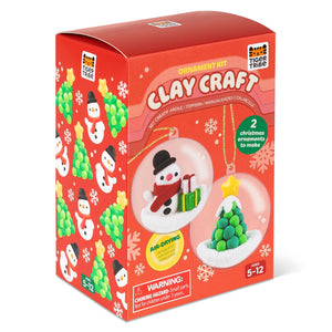 Clay Craft - Ornament Kit - Snowman & Tree - Tiger Tribe