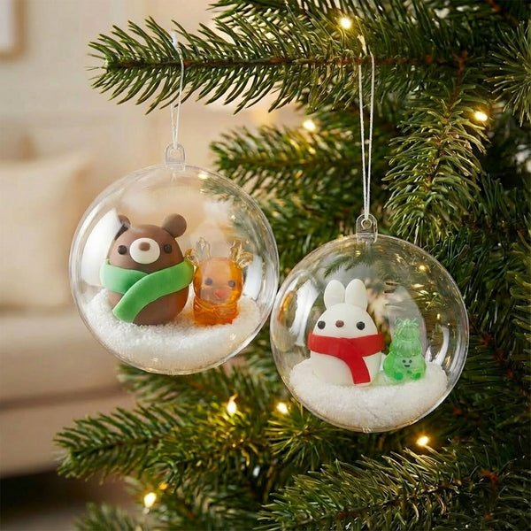 Clay Craft - Ornament Kit - Bear & Bunny - Tiger Tribe