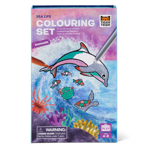 Shimmer Colouring Set - Sea Life - Tiger Tribe