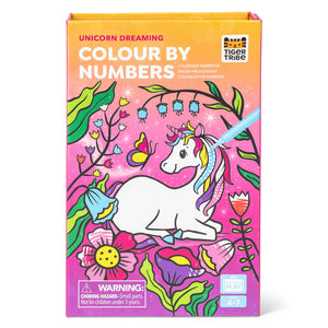 Colour by Numbers - Unicorn Dreaming - Tiger Tribe