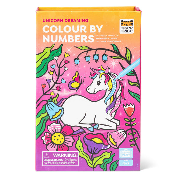 Colour by Numbers - Unicorn Dreaming - Tiger Tribe