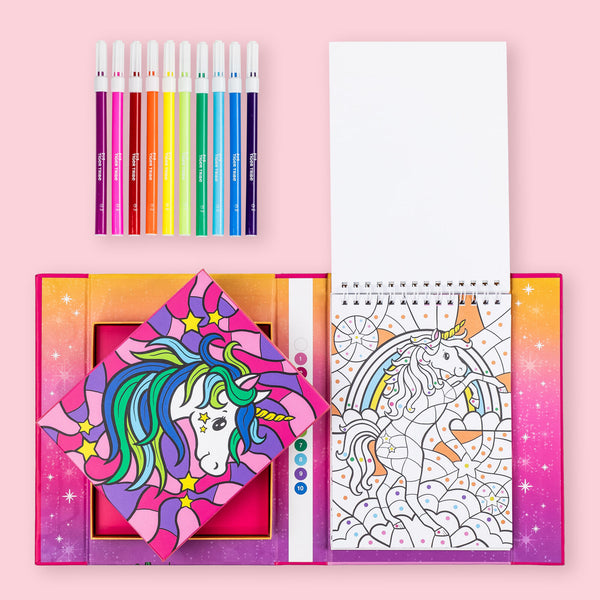 Colour by Numbers - Unicorn Dreaming - Tiger Tribe