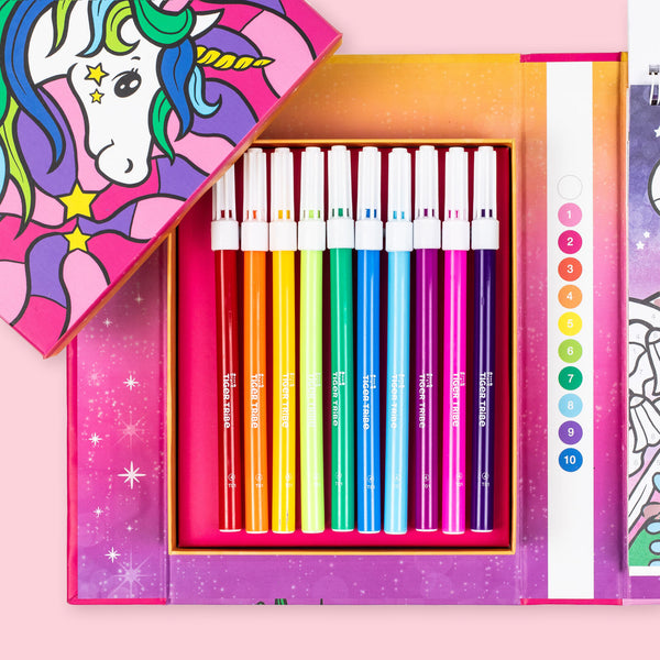 Colour by Numbers - Unicorn Dreaming - Tiger Tribe