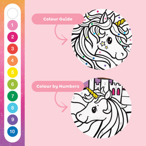Colour by Numbers - Unicorn Dreaming - Tiger Tribe