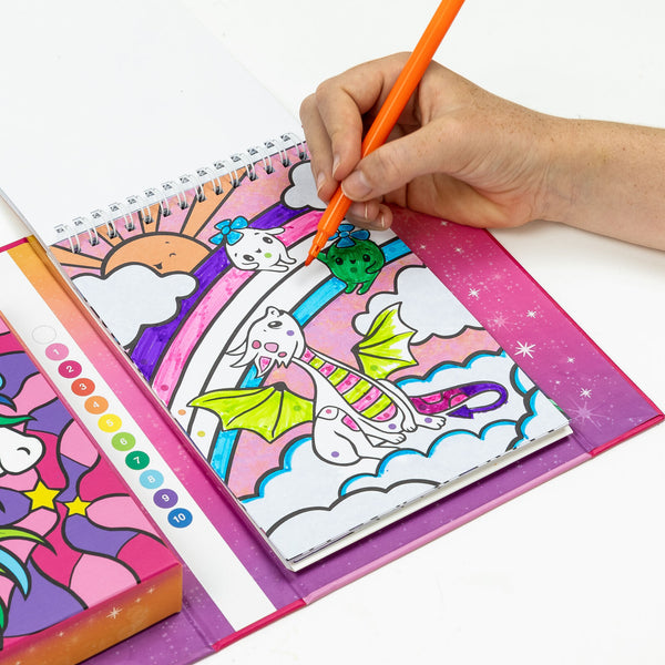 Colour by Numbers - Unicorn Dreaming - Tiger Tribe