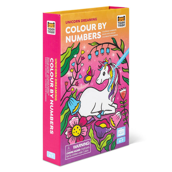 Colour by Numbers - Unicorn Dreaming - Tiger Tribe