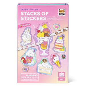Scented Stacks Of Stickers - Dreamy Desserts - Tiger Tribe