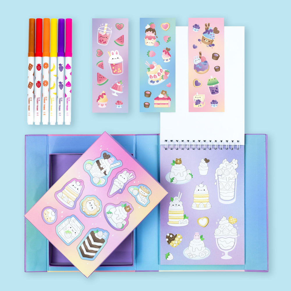 Scented Stacks Of Stickers - Dreamy Desserts - Tiger Tribe