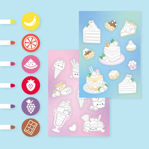 Scented Stacks Of Stickers - Dreamy Desserts - Tiger Tribe