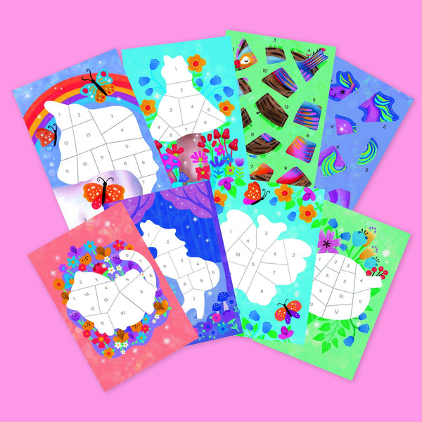 Sticker by Numbers - Magical Garden - Tiger Tribe