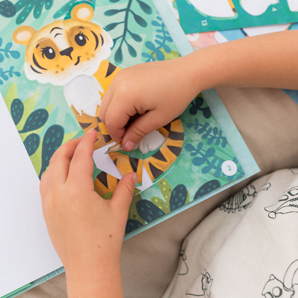 Sticker by Numbers - Animals - Tiger Tribe