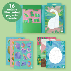 Sticker By Numbers - Dinosaurs - Tiger Tribe