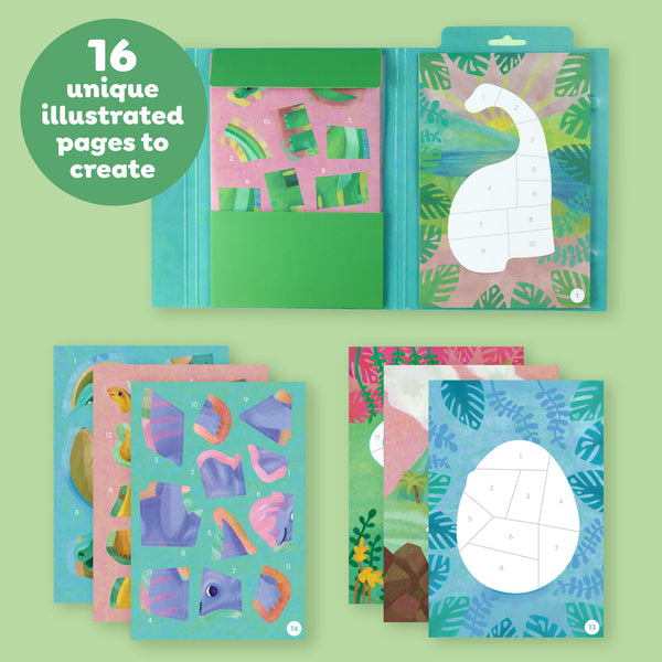 Sticker By Numbers - Dinosaurs - Tiger Tribe