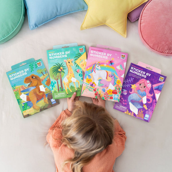 Sticker By Numbers - Dinosaurs - Tiger Tribe