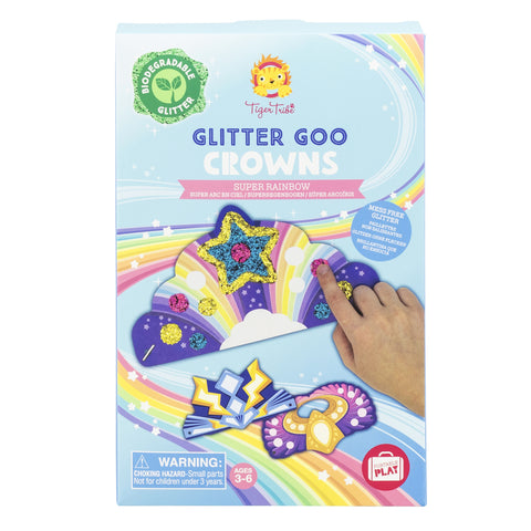 Glitter Goo Crowns - Super Rainbow - Tiger Tribe