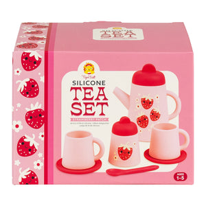 Silicone Tea Set - Strawberry Patch - Tiger Tribe