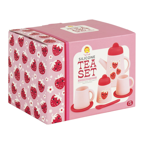Silicone Tea Set - Strawberry Patch - Tiger Tribe