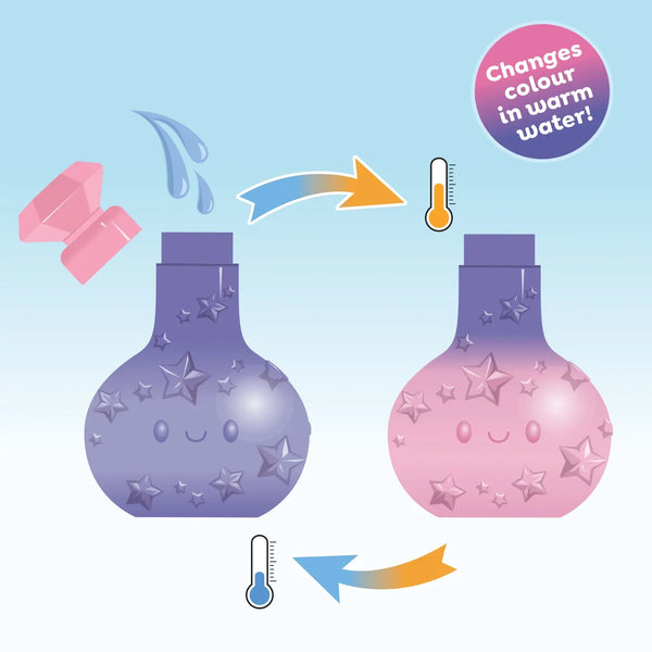 Bath Magic - Colour-Change Potion Bottle - Purple to Pink - Tiger Tribe