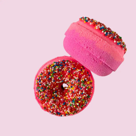 Donut Bath Bomb - Strawberry Soda - Zabel Designs