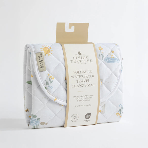 Waterproof Travel Change Mat - Goosey Goosey - Living Textiles