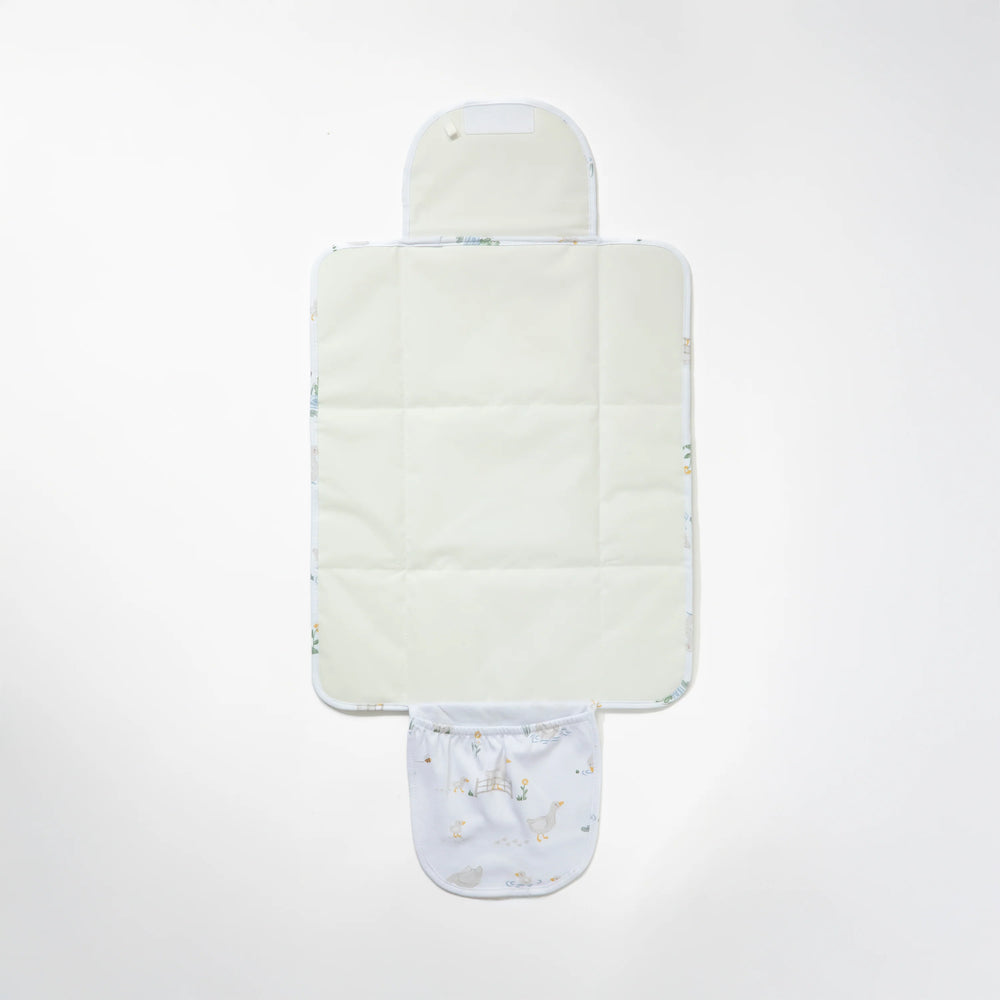 Waterproof Travel Change Mat - Goosey Goosey - Living Textiles