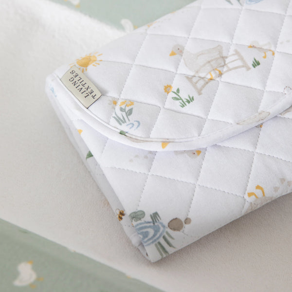 Waterproof Travel Change Mat - Goosey Goosey - Living Textiles