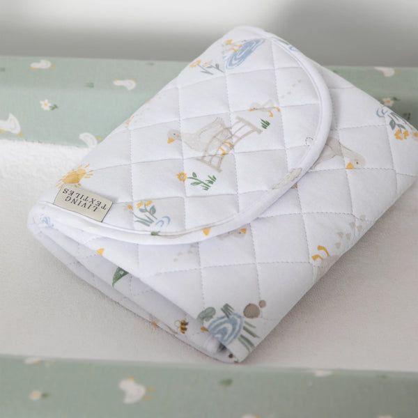 Waterproof Travel Change Mat - Goosey Goosey - Living Textiles