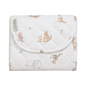 Waterproof Travel Change Mat - Australiana - Living Textiles