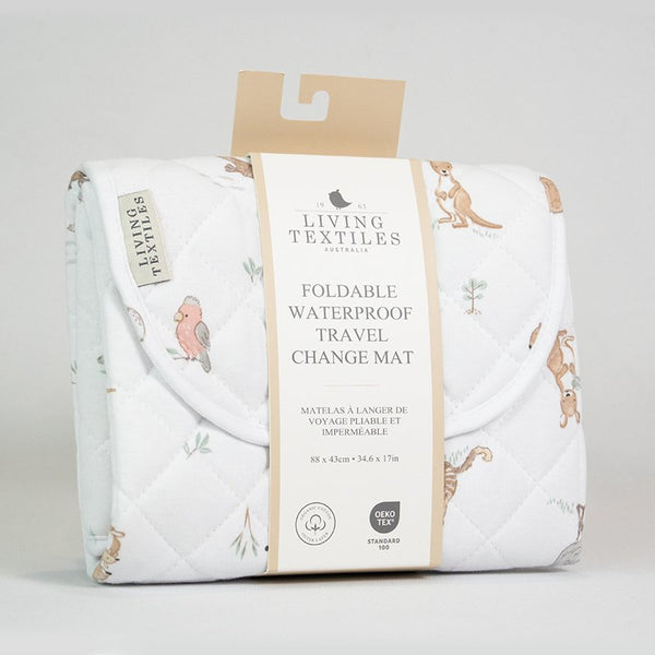 Waterproof Travel Change Mat - Australiana - Living Textiles