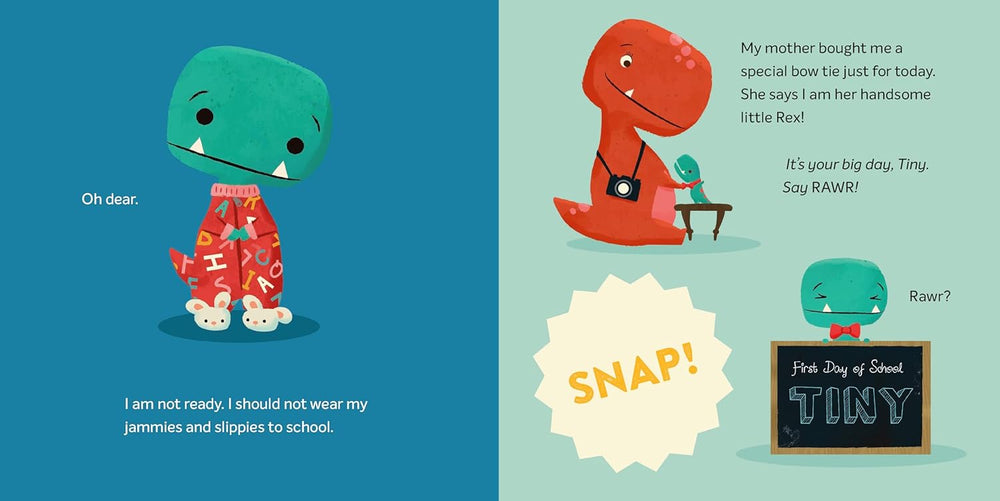 Tiny T. Rex and the First-Day Oopsies - Kids Book