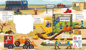 What Can You See? on a Construction Site - Kids Book