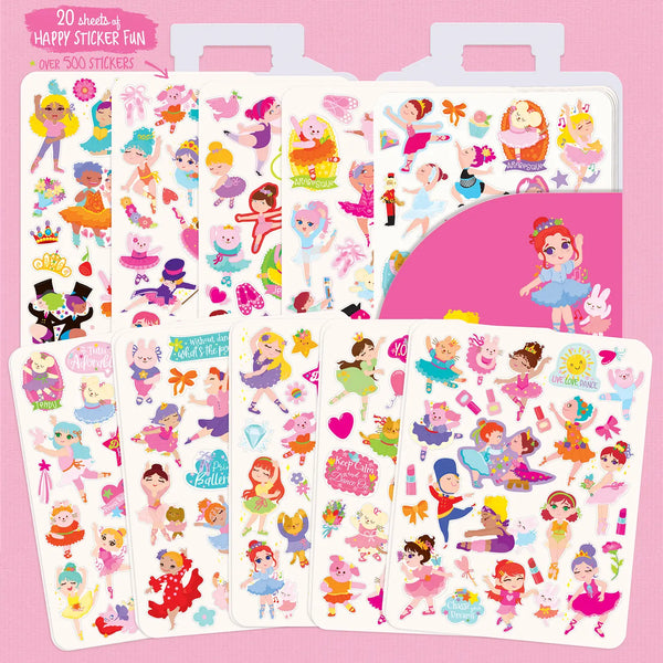 500+ Stickers On-The-Go Dance Magic - Girl Nation