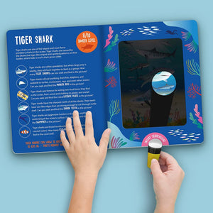 Sharks - Seek and Find Searchlight - Kids Book