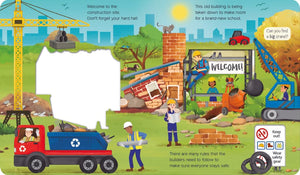 What Can You See? on a Construction Site - Kids Book