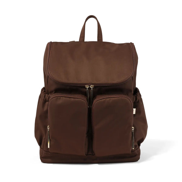 Signature Nappy Backpack - Chocolate Nylon - OIOI