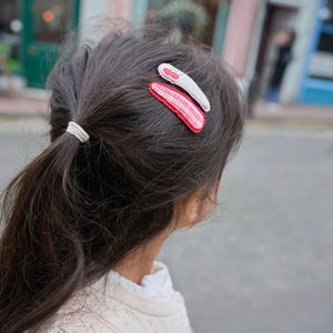 Cherry Dreams Fabric Clip Set - Rockahula Kids