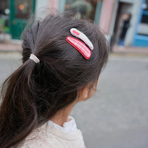 Cherry Dreams Fabric Clip Set - Rockahula Kids