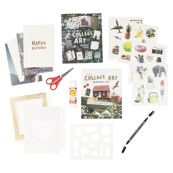 Collage Art Set - Tiger Tribe - DISCOUNTED