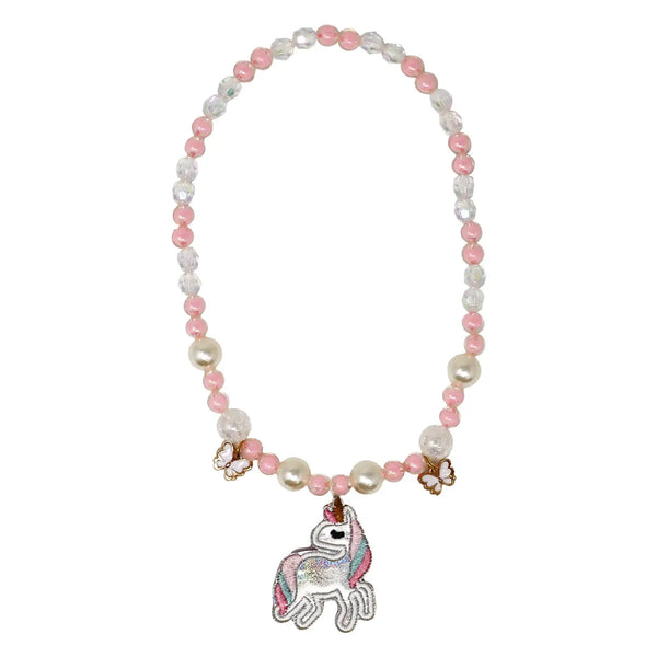 Dream Unicorn Necklace & Bracelet Set - Pink Poppy