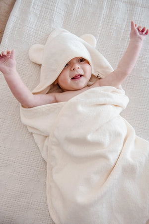 Hooded Towel - Chocolate- Kiin