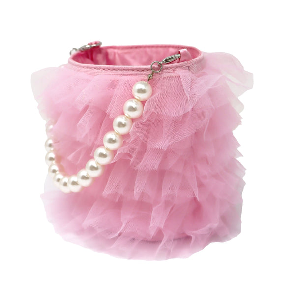 Ballerina Ruffle Handbag - Pink Poppy