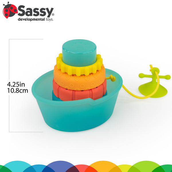 Stackin' Ship Tub Toy - Sassy Baby